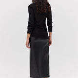 BLACK BERNICE KNIT