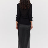 BLACK BERNICE KNIT