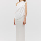 IVORY SATIN ANTONIA TOP