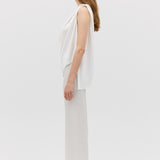 IVORY SATIN ANTONIA TOP