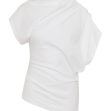 WHITE COTTON DECODE TOP