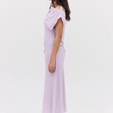 LILAC SILK CDC DECODE DRESS