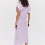 LILAC SILK CDC DECODE DRESS