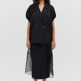 BLACK COTTON DRILL PERUSE JACKET
