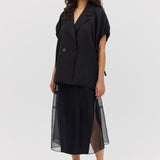 BLACK COTTON DRILL PERUSE JACKET