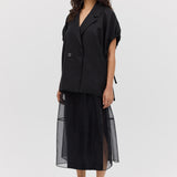 BLACK COTTON DRILL PERUSE JACKET