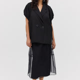 BLACK COTTON DRILL PERUSE JACKET