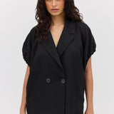 BLACK COTTON DRILL PERUSE JACKET