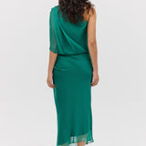 FOREST CHIFFON CLINCH SKIRT
