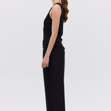 BLACK CASHMERE TENDER KNIT