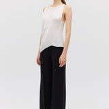 BLACK CREPE CLARION PANT