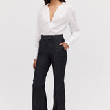 WHITE COTTON CIRCA SHIRT