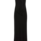 BLACK JERSEY CONVERGING GOWN