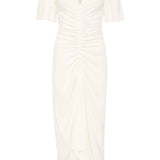 IVORY SATIN BELLINI DRESS