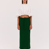 CYPRESS SATIN CREPE RAFAEL SKIRT