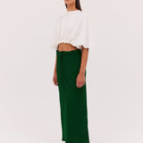 CYPRESS SATIN CREPE RAFAEL SKIRT