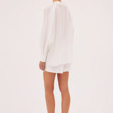 WHITE SILK CDC EPITOME SHIRT