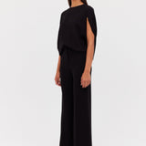 BLACK CREPE CLARISSA PANT