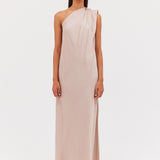 SAND SATIN IBIZA GOWN