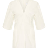 WHITE COTTON STEPHANIE TOP