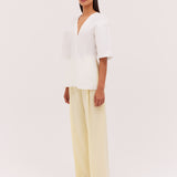 WHITE COTTON STEPHANIE TOP