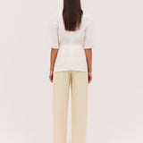 WHITE COTTON STEPHANIE TOP