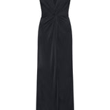 BLACK JERSEY STELLA GOWN