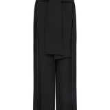 BLACK CREPE FLUENT PANT