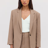 LATTE SUITING HARLOW JACKET