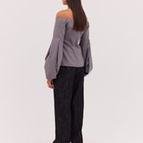 GREY WOOL SONATA TOP