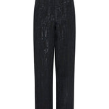 BLACK JACQUARD COSMOS PANT