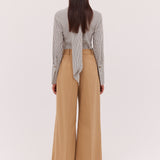OAT STRIPE BYSTANDER TOP