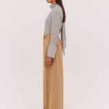 OAT STRIPE BYSTANDER TOP