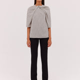 OAT STRIPE TEMPLATE TOP