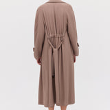 TAUPE SUITING HENRI TRENCH