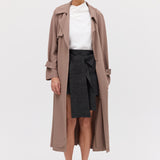 BLACK DENIM FLUENT MINI