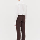 CHOCOLATE SUITING CELINA PANT
