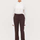 CHOCOLATE SUITING CELINA PANT
