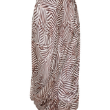 WHIRLPOOL STRIPE SILK RIPPLE SKIRT