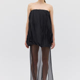 BLACK METAL COTTON HAZEL DRESS