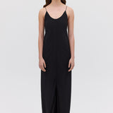 BLACK SILK CDC SURRENDER DRESS