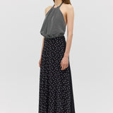 BLACK POLKA DOT EMERGE SKIRT