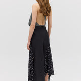 BLACK POLKA DOT EMERGE SKIRT