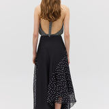 BLACK POLKA DOT EMERGE SKIRT