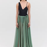 FERN CHIFFON EFFUSE SKIRT