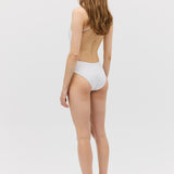 WHITE SPANDEX RISING ONE PIECE