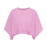ROSE CRINKLE ENVELOP TOP