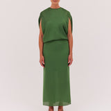 LEAF CHIFFON FREEDOM GOWN