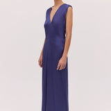 MIDNIGHT SATIN SPLENDOUR DRESS