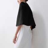 BLACK CREPE JACQUETTE
